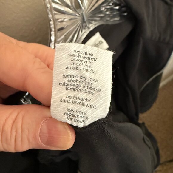 Neon Buddha Long Black Ruffle Jacket – Warm Knit, Zipper Front, Size XL - Picture 11 of 12